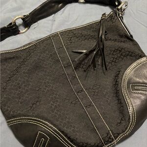 Coach Vintage Signature Hobo Slouch Shoulder Bag No. 2158